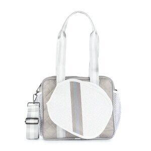 Haute Shore "Dill Lux" Quilted & Neoprene Pickleball Tote